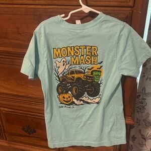 Monster Mash Kids Short Sleeve Tee - Light Blue